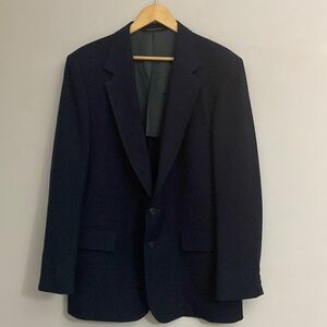 Classic Collection mens Navy Blue two button Blazer size 44R